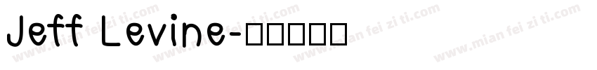 Jeff Levine字体转换